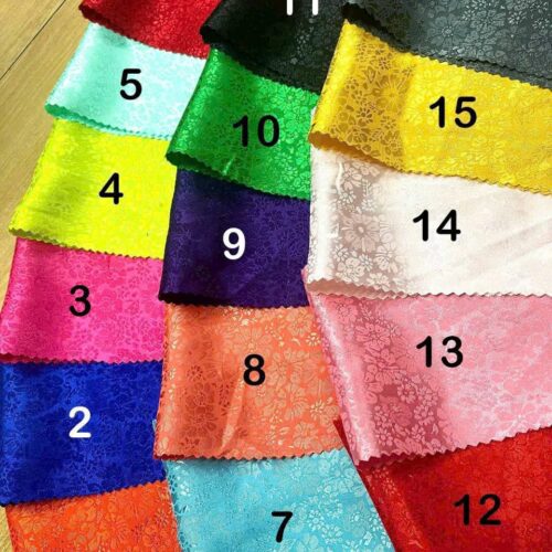 Vải may áo dài họa tiết bông nhí